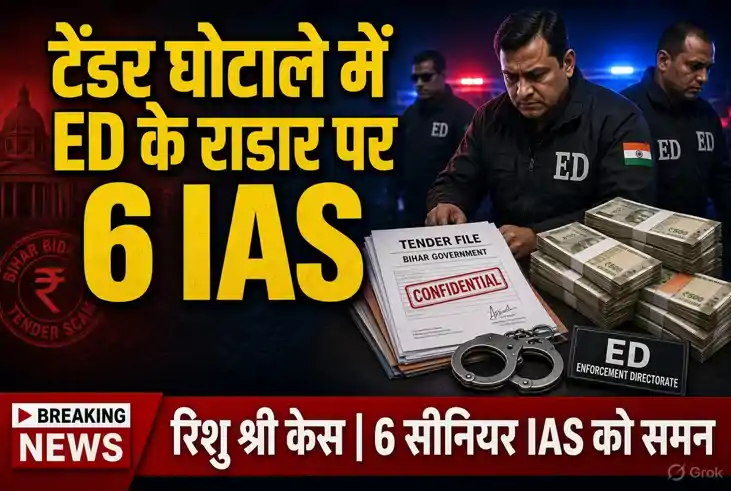 Bihar tender Scam Case: IAS धर्मेंद्र कुमार से ED ने की 6 घं