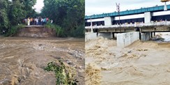 bihar flood news, champaran tatbandh