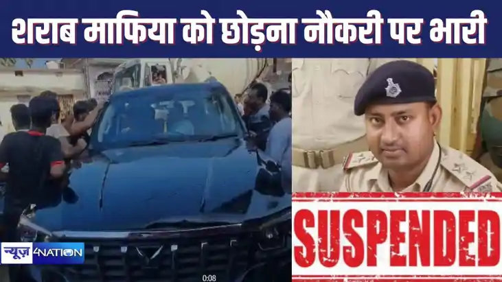 शराब माफिया को मोटी रकम लेकर छोड़ना थानाध्यक्ष को पड़ा महंगा