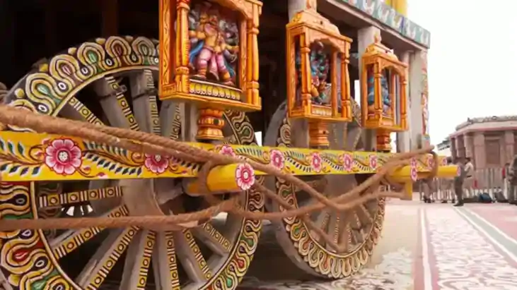 Puri Rath Yatra Wheels Installation : सेंगोल के बाद संसद में Puri Rath Yatra Wheels Installation : सेंगोल के बाद संसद में