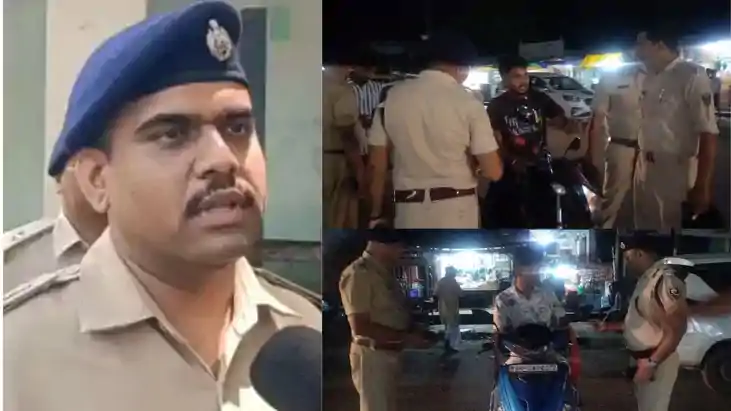 Banka police vehicle checking drive