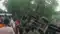 Truck Falls Into River After Being Cut Off Driver Escapes