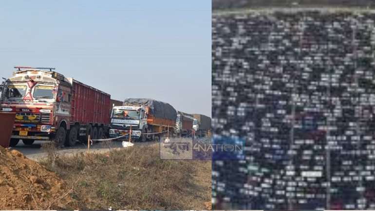 250 km long jam on GT Road 