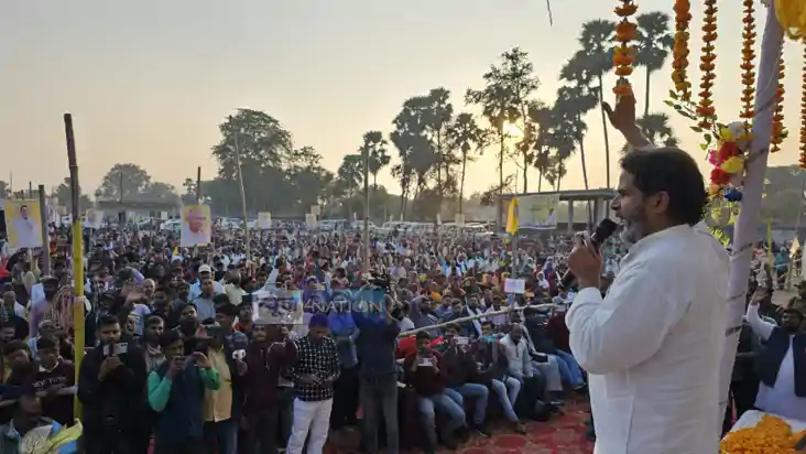 Bihar Politics : PK ने किसान महापंचायत में लालू और नीतीश पर 