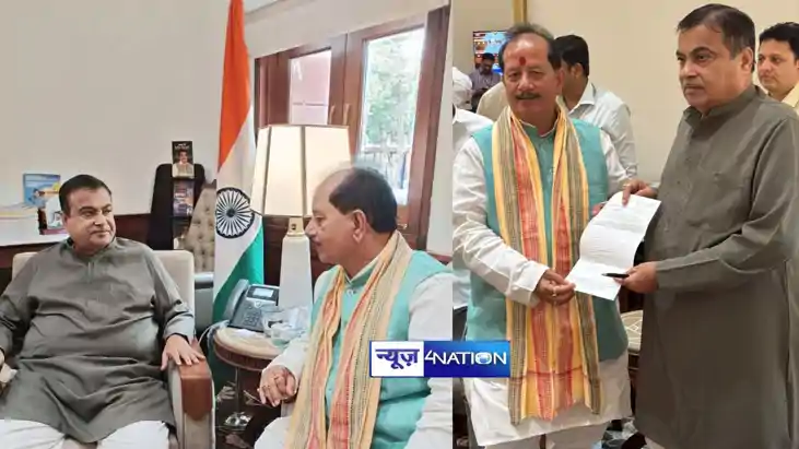 Vijay Sinha meets Nitin Gadkari