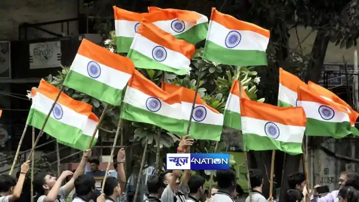 BJP take out Tiranga Yatra