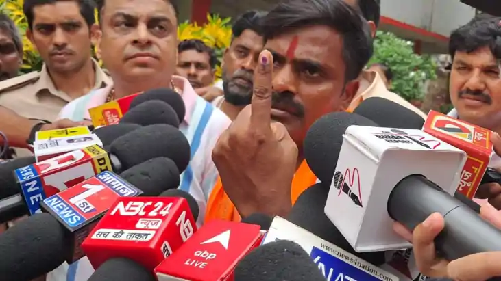 BJP candidate Neeraj Kumar Sinh