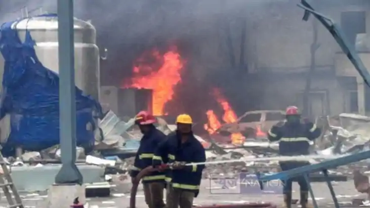 explosion in a chemical factory explosion in a chemical factory