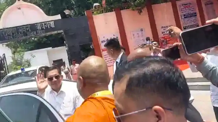 Bihar News : म्यांमार के राष्ट्रपति मिन आंग हाइंग पहुंचे बोध