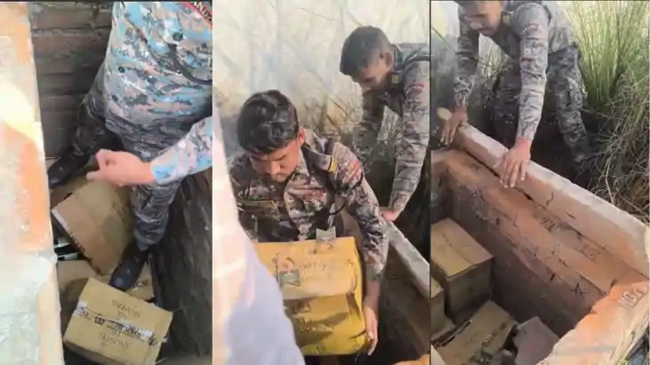 शराब कारोबारियों का नया कारनामा, पंचायत सरकार भवन के पीछे शर