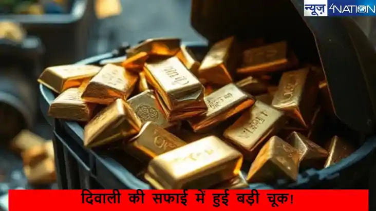 दिवाली की सफाई में हुई बड़ी चूक,  साफ-सफाई में खोए 4 लाख के 