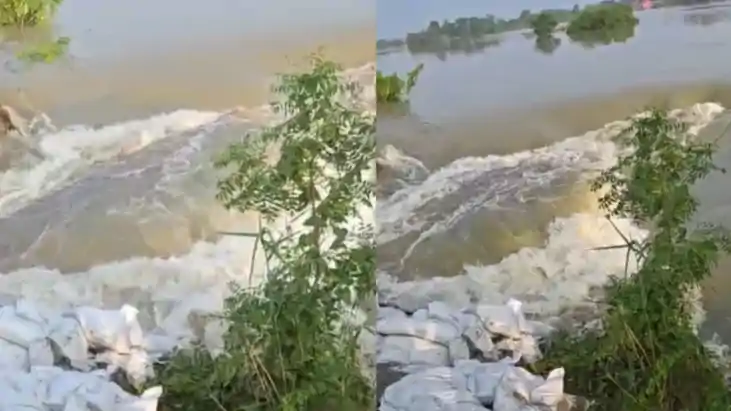 Gandak Fury Embankments Breach 