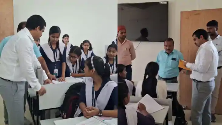 डीएम ने ओबीसी कन्या आवासीय विद्यालय का किया निरीक्षण :  छात्