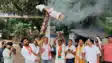 Bihar politics - पीएम मोदी की मां को गाली देने को लेकर थम नहीं भाजपा का विरोध, राहुल गांधी का पुतला फूंका