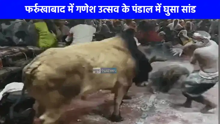 UP NEWS: पंडाल में चल रहा था देवी जागरण, अचानक पंडाल में घुस UP NEWS: पंडाल में चल रहा था देवी जागरण, अचानक पंडाल में घुस