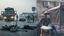 NH-22 पर काल बनी रफ्तार: काम पर जा रहे तीन दोस्तों को ट्रक ने रौंदा, दो की मौत, एक की हालत नाजुक