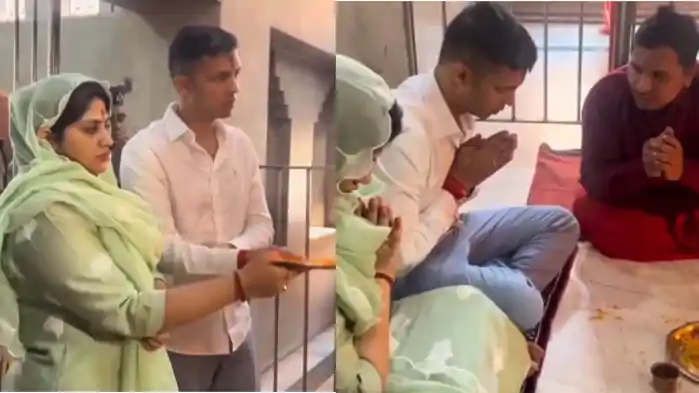 Bihar News : इस्तीफे के बाद इस अंदाज में दिखीं पूर्व आईपीएस काम्या मिश्रा, पति एसपी अवधेश दीक्षित संग जगदम्बा मंदिर में की पूजा अर्चना