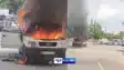 car burning at Income Tax golamber
