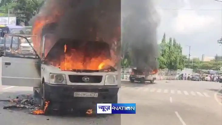car burning at Income Tax golamber car burning at Income Tax golamber
