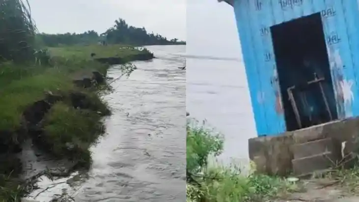 सुपौल में कोसी का तांडव: पचगछिया में नदी में समाई सरकारी जलम
