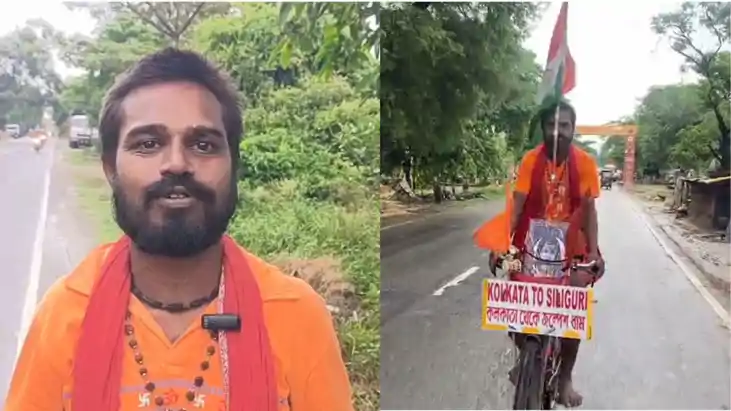 आस्था का अनोखा सफर, साइकिल से हजारों किमी तय कर बाबा बैद्यना
