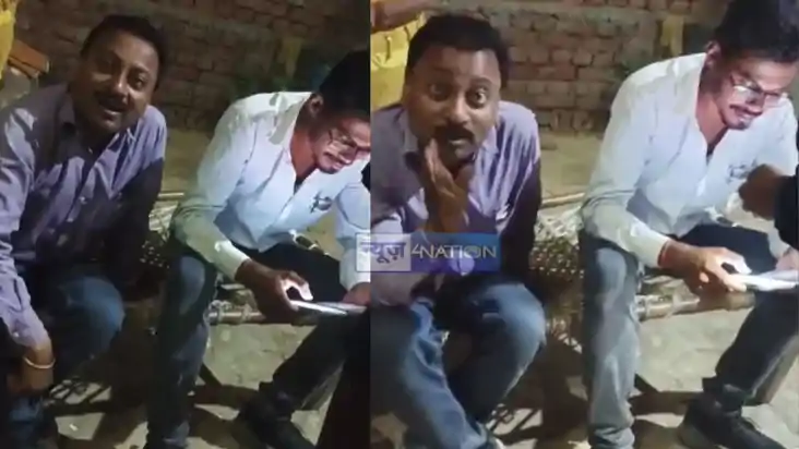 मुजफ्फरपुर में आवास सहायक की दादागिरी