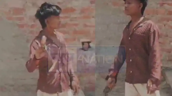 gaya delha police viral video pistol waving rohit bauna