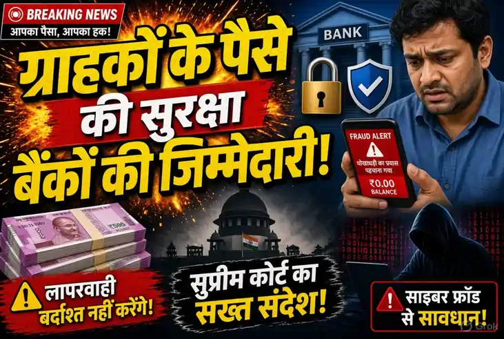 Supreme Court: ग्राहकों के पैसे की सुरक्षा बैंकों की जिम्मेद