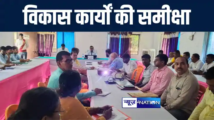 औरंगाबाद डीएम ने ओबरा प्रखंड में की विकास कार्यों की समीक्षा