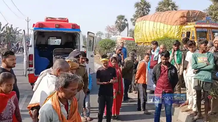 Vaishali Accident: राशन लेकर लौट रही महिला को तेज रफ्तार पिक