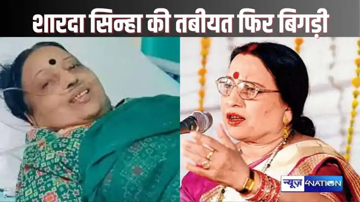 Sharda Sinha HEALTH - शारदा सिन्हा की तबीयत फिर हुई खराब, प्