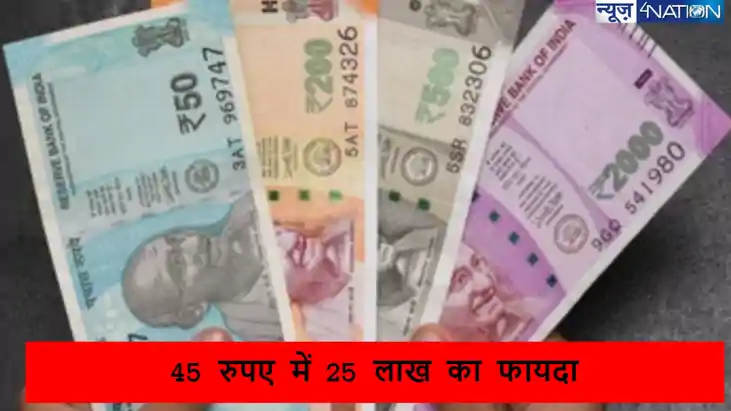 हर दिन 45 रुपए की खर्च पर पाएं 25 लाख रु., जानें कौन सा है व हर दिन 45 रुपए की खर्च पर पाएं 25 लाख रु., जानें कौन सा है व