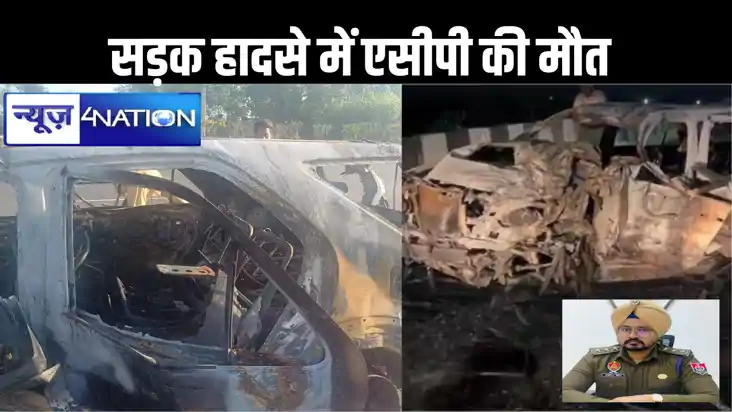 तेज रफ्तार स्कॉर्पियो और फॉर्च्यूनर की आमने सामने हुई टक्कर,