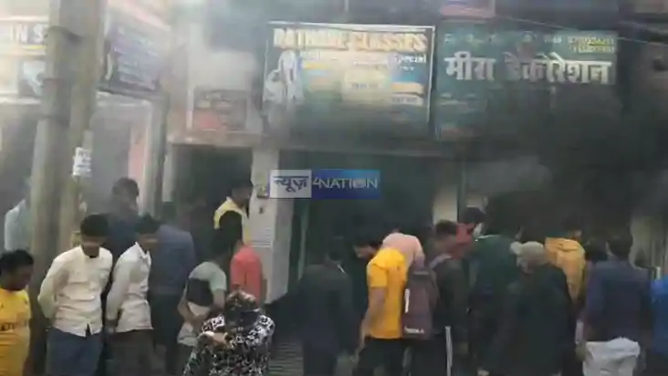 Munger News :  मुंगेर में शॉर्ट सर्किट से टेंट हाउस में लगी 