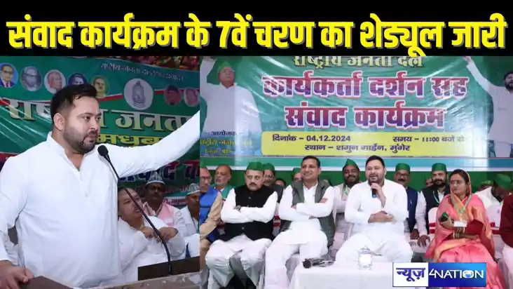 BIHAR POLITICS - तेजस्वी के कार्यकर्ता संवाद कार्यक्रम के सा