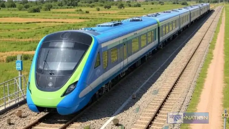 first hydrogen train of india - पटरियों पर दौड़ने को तैयार द