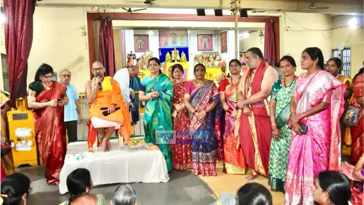 हैदराबाद के श्रीगिरी प्रसन्ना वेंकटेश्वर स्वामी मंदिर में लल