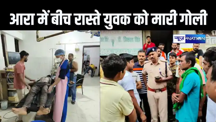 भोजपुर में नौकरी लगने के बाद दोस्त के साथ बाइक से घर लौट रहे