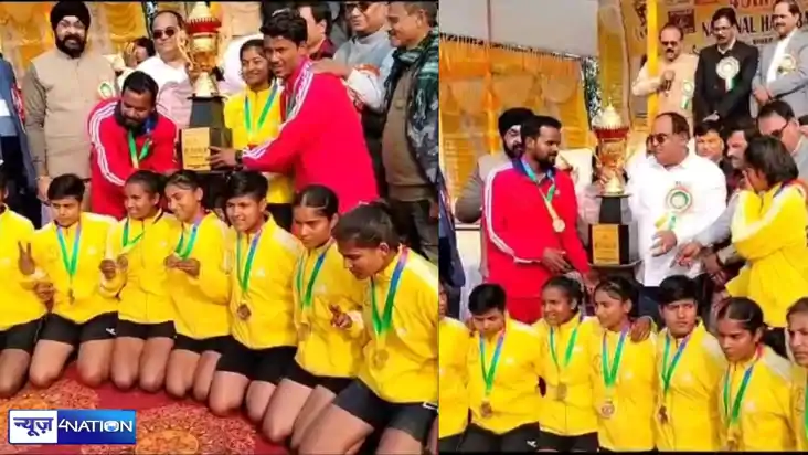 सारण में नेशनल कंपीटिशनः हैंडबॉल फेडरेशन ऑफ इंडिया के तत्वाध