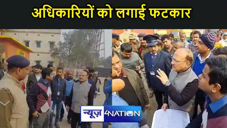 जहानाबाद पहुंचे पूर्व मध्य रेलवे के महाप्रबंधक, अधिकारियों क