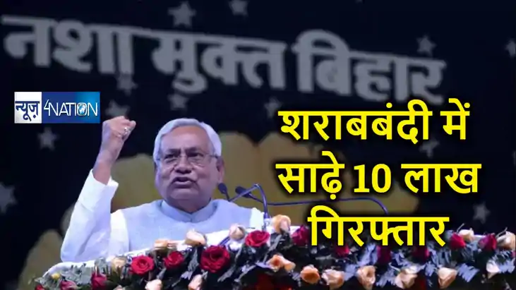 शराबबंदी का डरावना सच ! 7 साल में साढ़े 10 लाख लोगों की गिरफ्