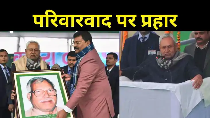 लालू समेत परिवारवादी नेताओं पर 'नीतीश' का बड़ा प्रहार ! कहा- लालू समेत परिवारवादी नेताओं पर 'नीतीश' का बड़ा प्रहार ! कहा-