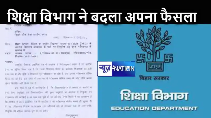 शिक्षा विभाग ने बदला अपना फैसला, पूरक परीक्षाफल का  रिजल्ट ज