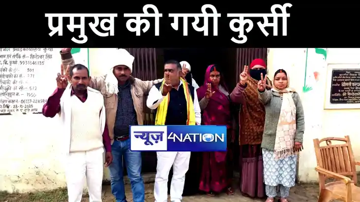 अरवल के कुर्था प्रखंड प्रमुख एवं उपप्रमुख की कुर्सी छीनी, अव